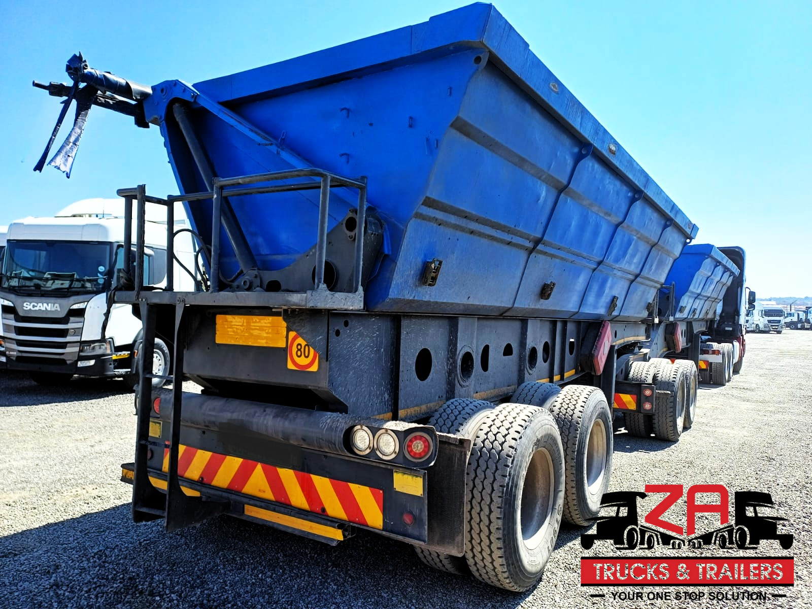 2013 AFRIT 45 CUBE SIDE TIPPER TRAILER #53223